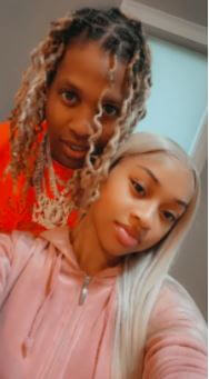 Lil Durk with current partner India Royale